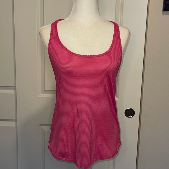 - Lululemon racer back pink tank top - Picture 1 of 8